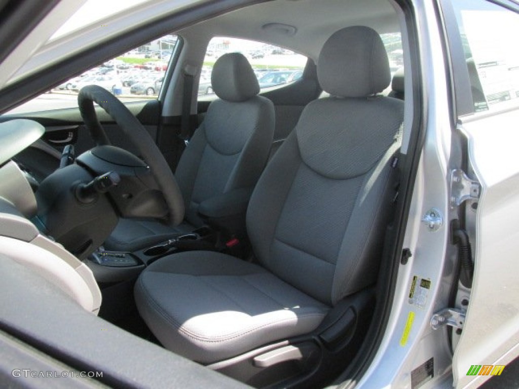 2013 Elantra GLS - Silver / Gray photo #8