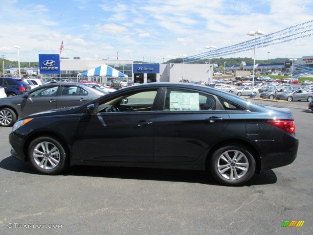 2013 Sonata GLS - Pacific Blue Pearl / Camel photo #6