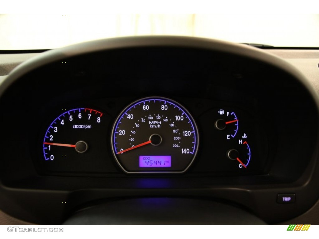 2007 Hyundai Elantra GLS Sedan Gauges Photo #84664649