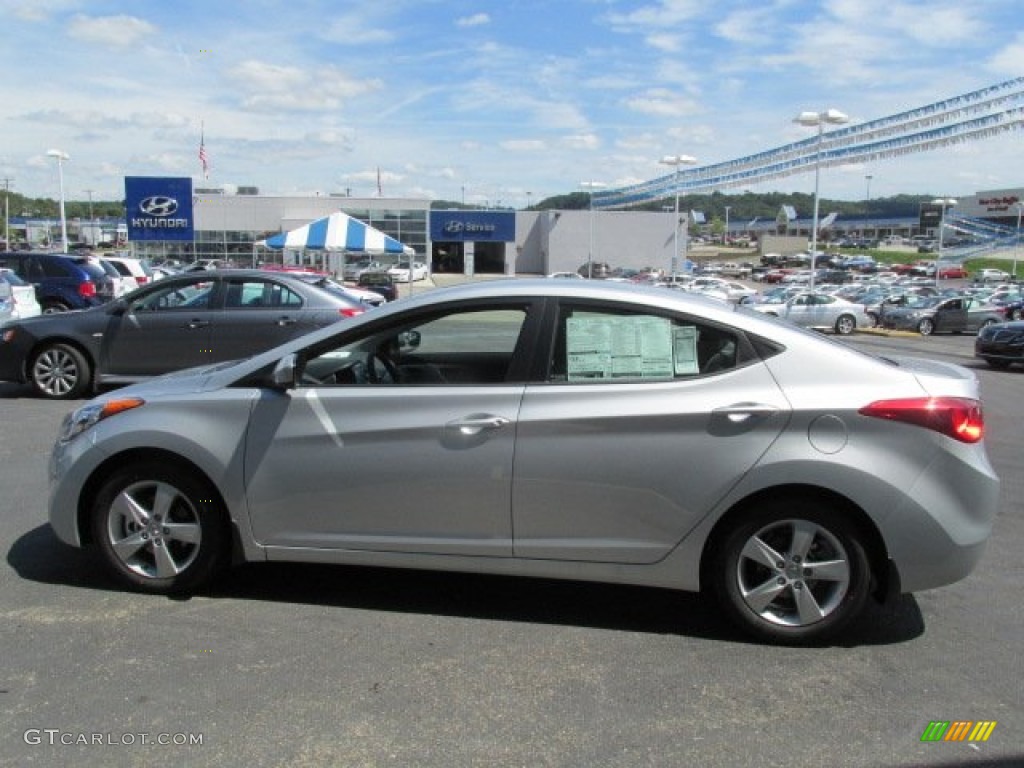 2013 Elantra GLS - Silver / Gray photo #4