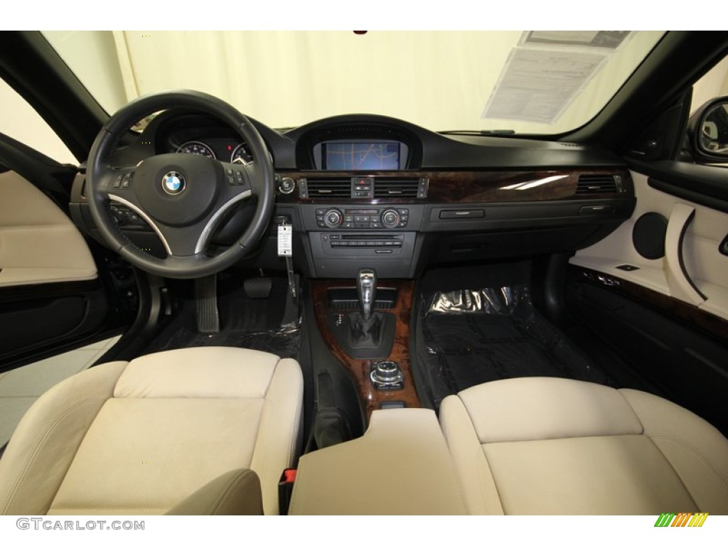 2011 3 Series 335i Convertible - Jet Black / Cream Beige photo #4