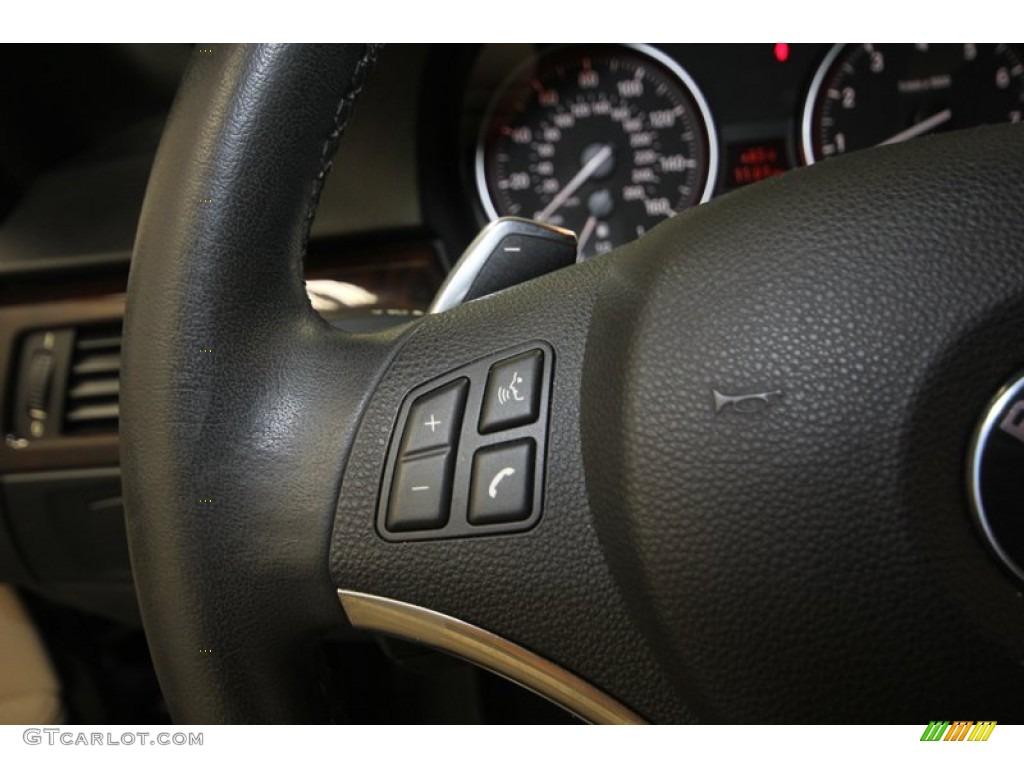 2011 3 Series 335i Convertible - Jet Black / Cream Beige photo #29