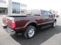 2009 Royal Red Metallic Ford F250 Super Duty Lariat Crew Cab 4x4  photo #36