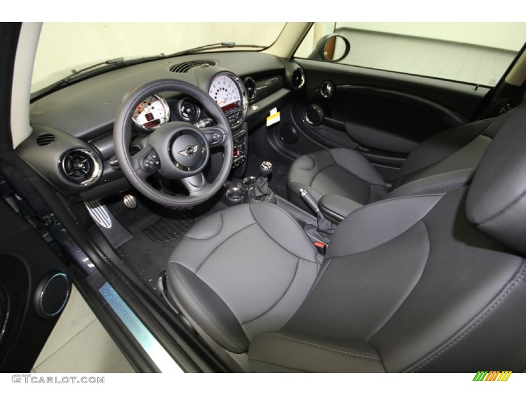 Carbon Black Interior 2014 Mini Cooper S Clubman Photo #84668576