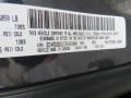 PAR: Maximum Steel Metallic 2014 Dodge Grand Caravan American Value Package Color Code
