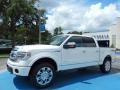 White Platinum Metallic Tri-Coat - F150 Platinum SuperCrew 4x4 Photo No. 1