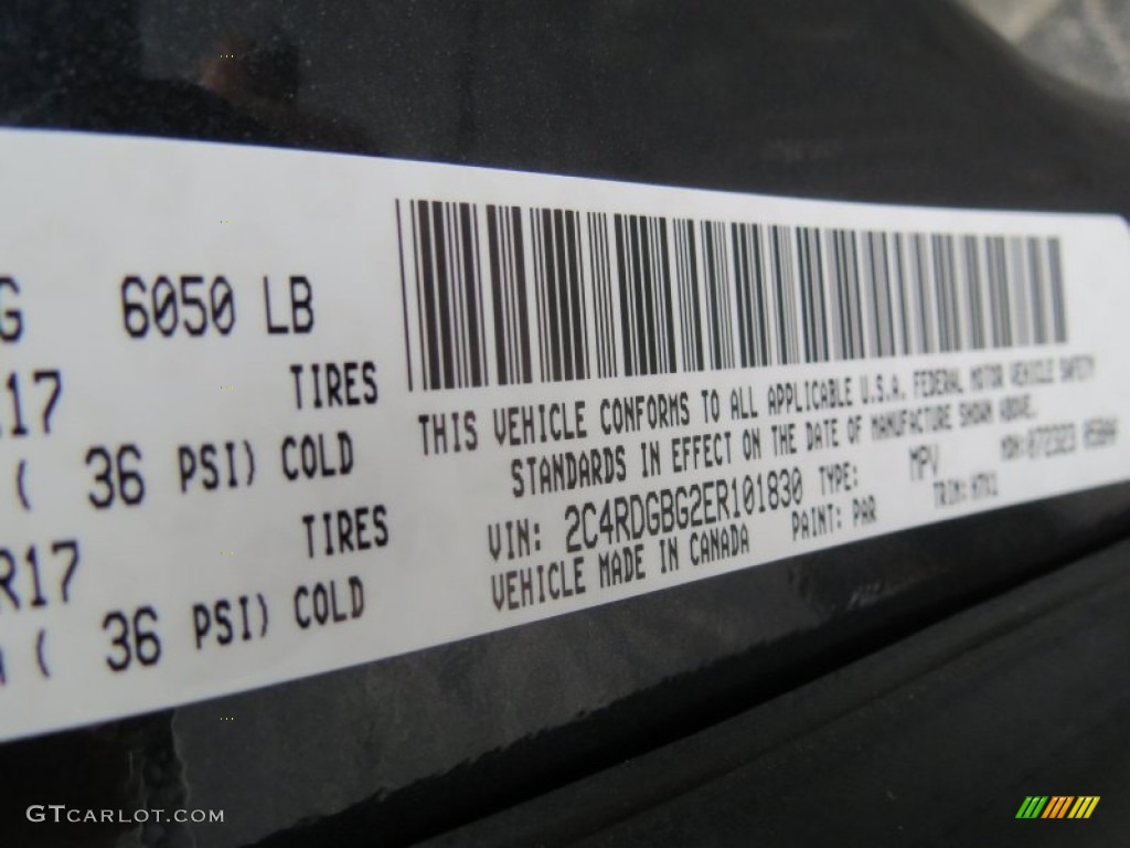 2014 Grand Caravan American Value Package - Maximum Steel Metallic / Black/Light Graystone photo #10