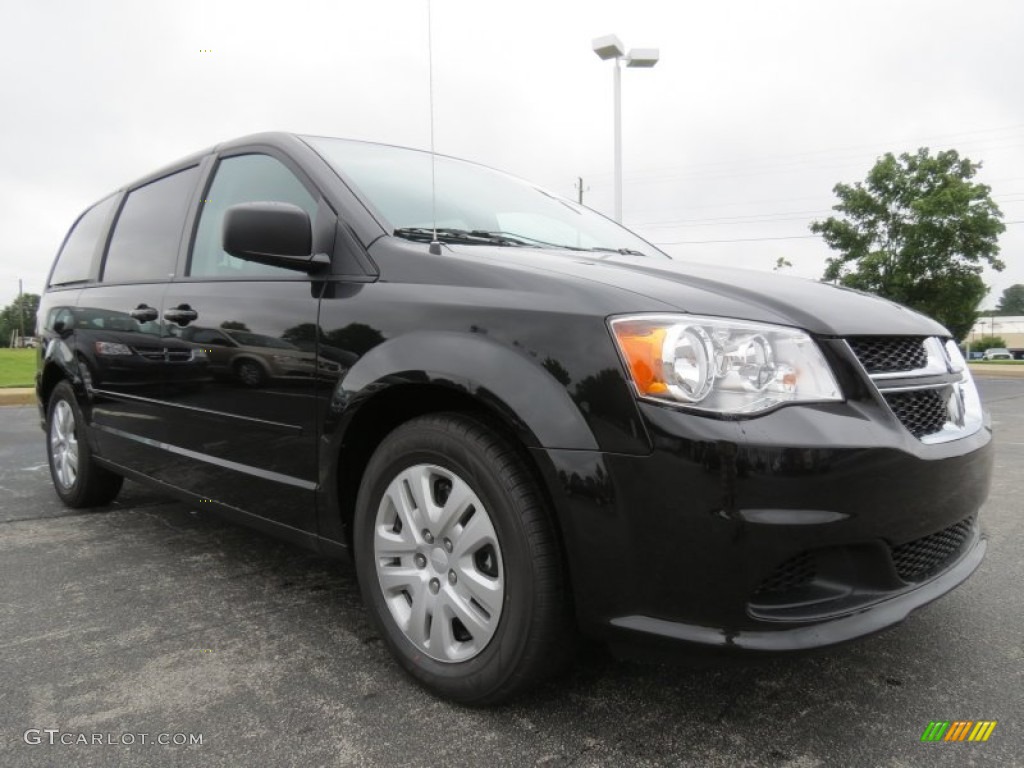 Brilliant Black Crystal Pearl 2014 Dodge Grand Caravan SE Exterior Photo #84671006