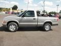 2000 Light Pewter Metallic Chevrolet S10 LS Regular Cab 4x4  photo #4