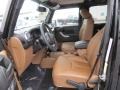 Black/Dark Saddle Front Seat Photo for 2014 Jeep Wrangler Unlimited #84673058