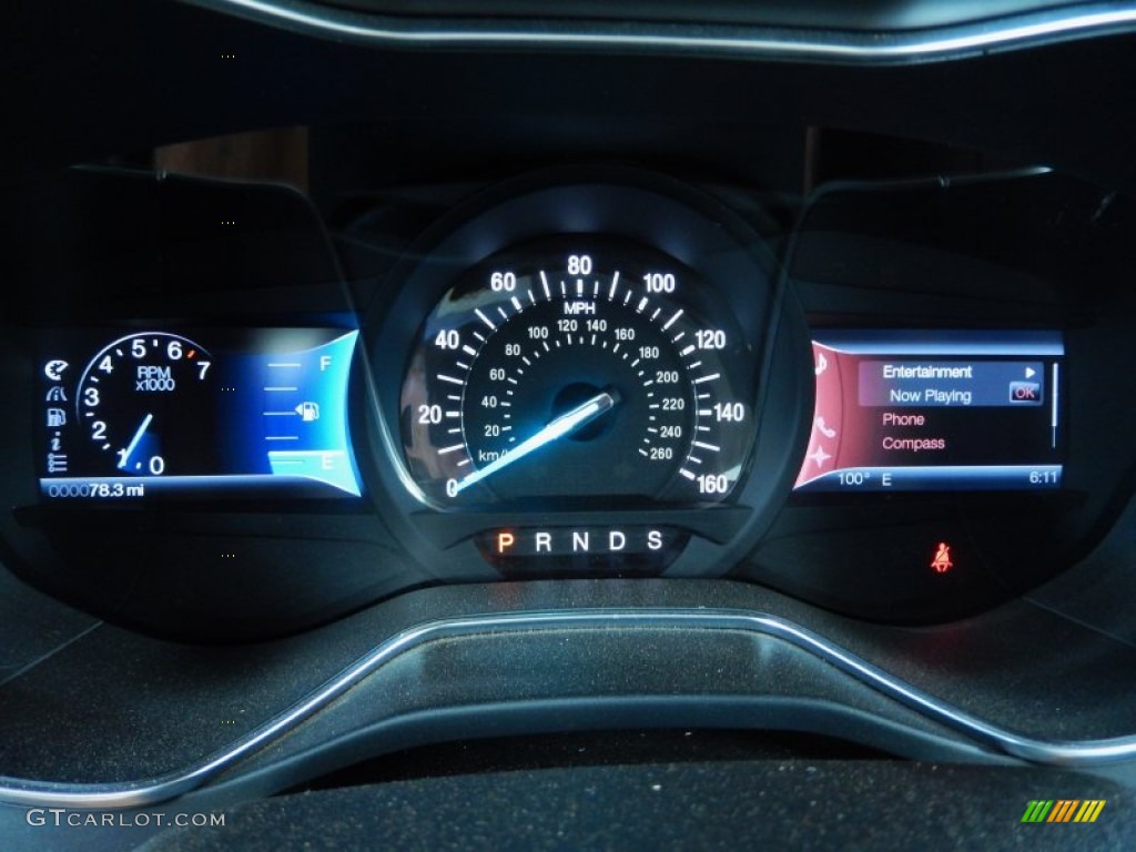 2013 Fusion SE 1.6 EcoBoost - Sterling Gray Metallic / Charcoal Black photo #10