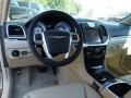 2014 Chrysler 300 Black/Light Frost Beige Interior Dashboard Photo