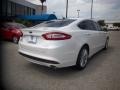 2014 White Platinum Ford Fusion Hybrid SE  photo #5