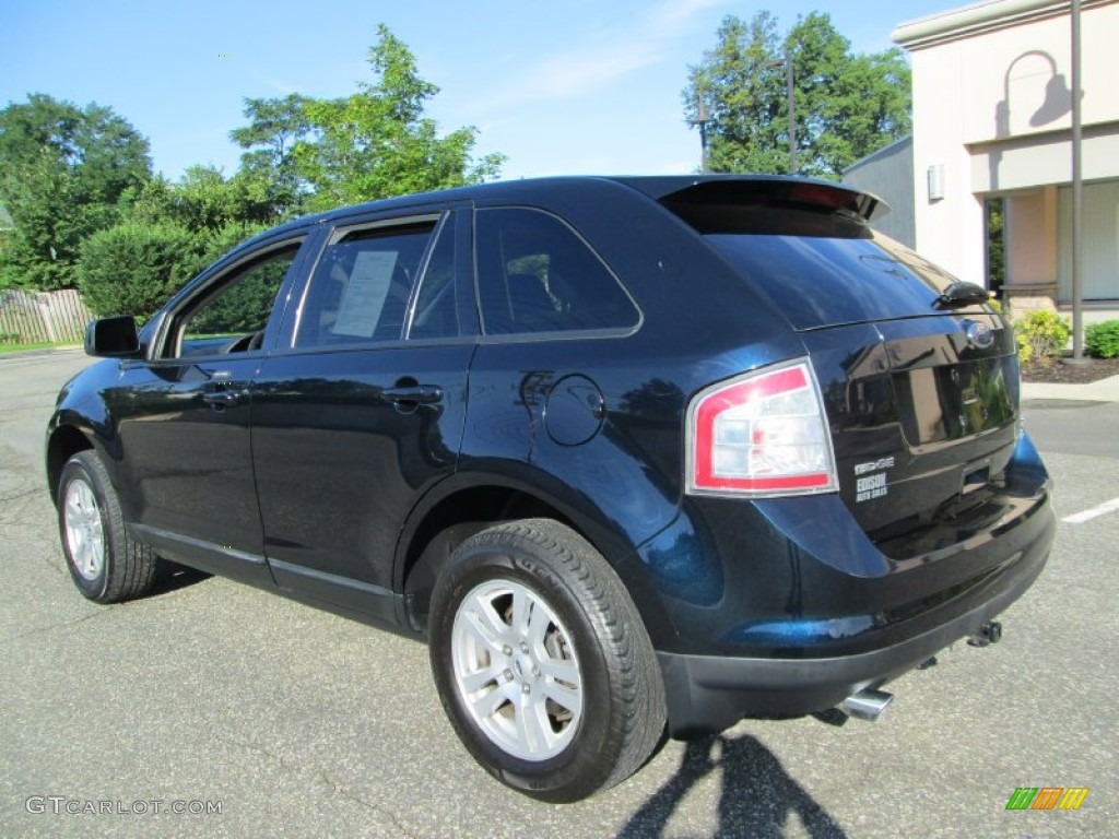 2008 Edge SEL AWD - Dark Ink Blue Metallic / Charcoal photo #5