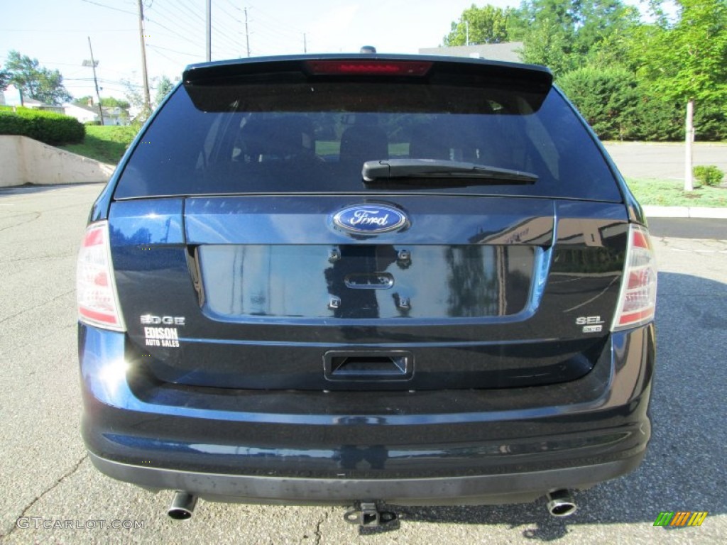 2008 Edge SEL AWD - Dark Ink Blue Metallic / Charcoal photo #6