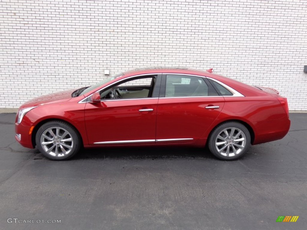 Crystal Red Tincoat 2014 Cadillac XTS Luxury AWD Exterior Photo #84676181