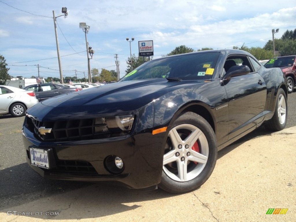 2011 Camaro LT Coupe - Black / Black photo #1