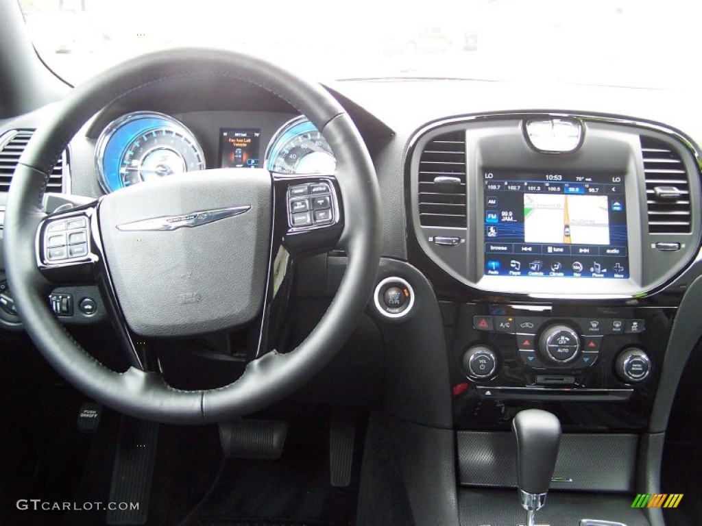 2012 Chrysler 300 S V8 Black Dashboard Photo #84676517
