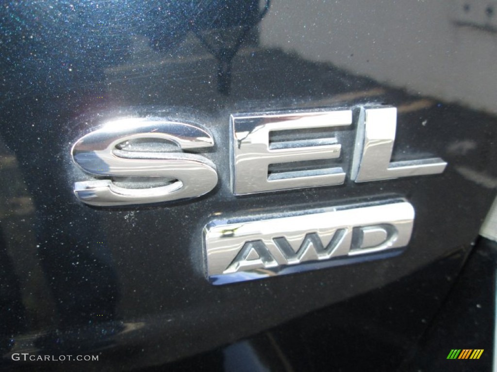 2008 Edge SEL AWD - Dark Ink Blue Metallic / Charcoal photo #28