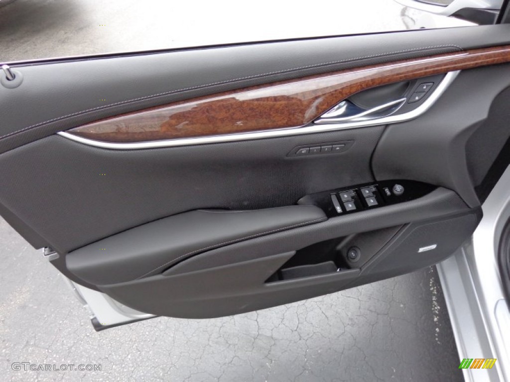 2014 Cadillac XTS Luxury FWD Jet Black Door Panel Photo #84676862