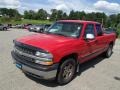 1999 Victory Red Chevrolet Silverado 1500 LS Extended Cab 4x4  photo #3