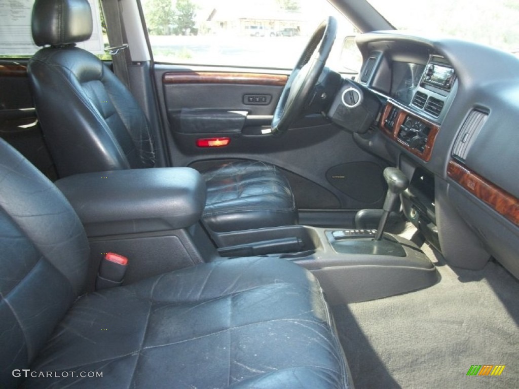 1997 Grand Cherokee Limited 4x4 - Bright Platinum Metallic / Agate Black photo #20