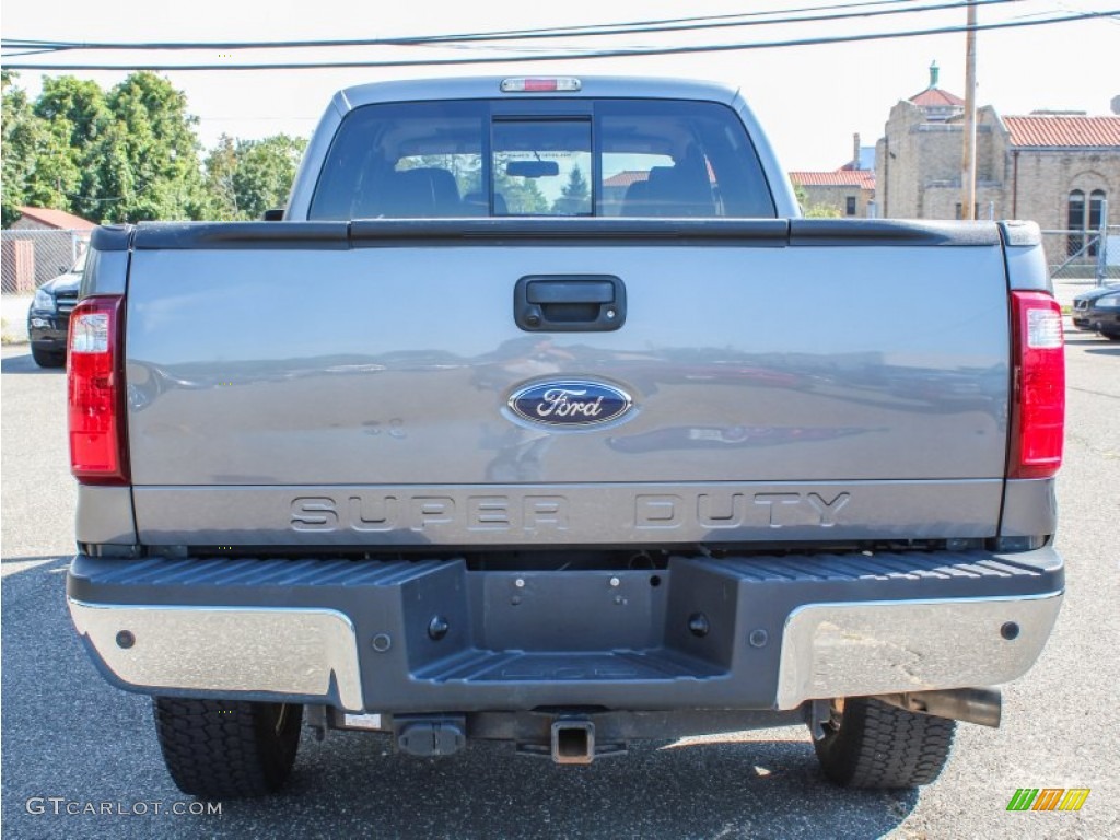 2010 F350 Super Duty Lariat Crew Cab 4x4 - Sterling Grey Metallic / Ebony photo #5