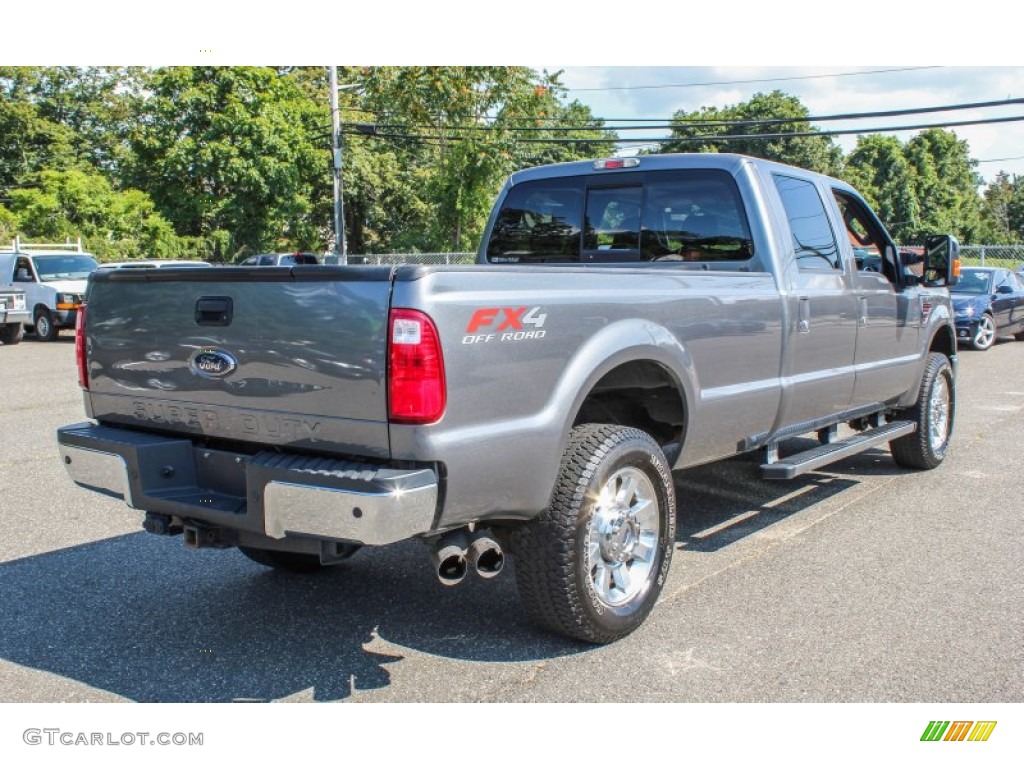 2010 F350 Super Duty Lariat Crew Cab 4x4 - Sterling Grey Metallic / Ebony photo #6