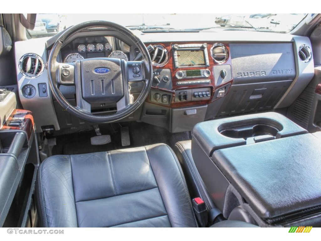 2010 F350 Super Duty Lariat Crew Cab 4x4 - Sterling Grey Metallic / Ebony photo #19