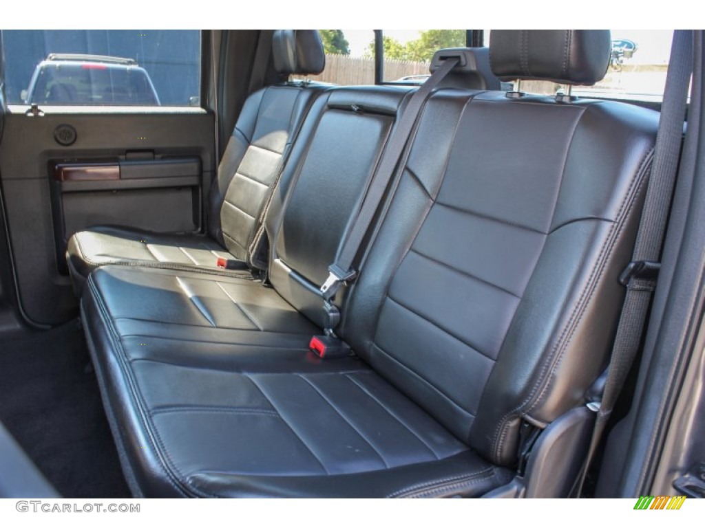 2010 F350 Super Duty Lariat Crew Cab 4x4 - Sterling Grey Metallic / Ebony photo #20