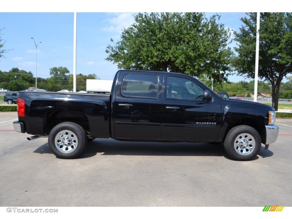 2013 Silverado 1500 LT Crew Cab - Black / Ebony photo #6