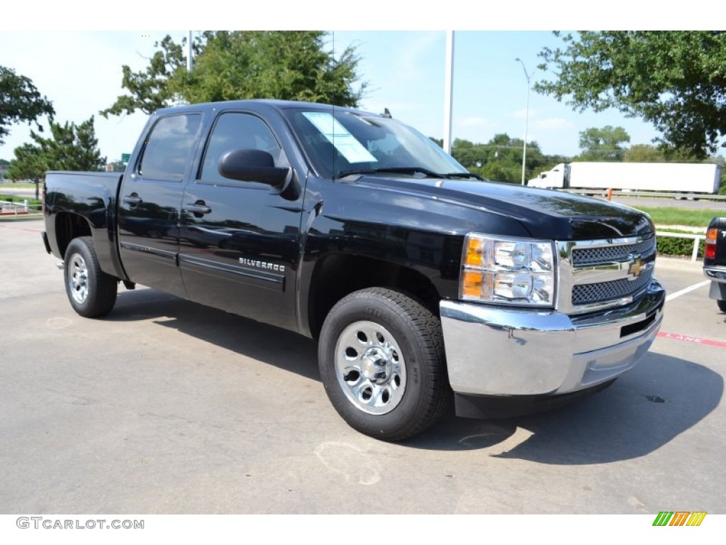 2013 Silverado 1500 LT Crew Cab - Black / Ebony photo #7