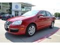 Salsa Red 2007 Volkswagen Jetta 2.5 Sedan