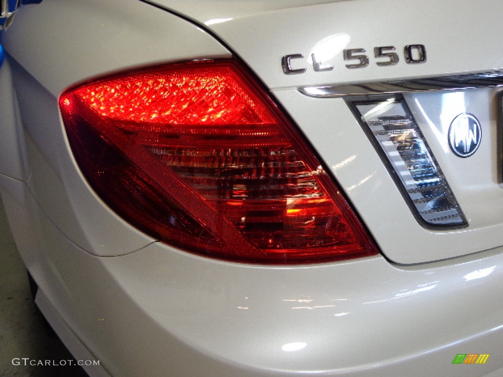 2012 CL 550 4MATIC - Diamond White Metallic / Sahara Beige/Black photo #8