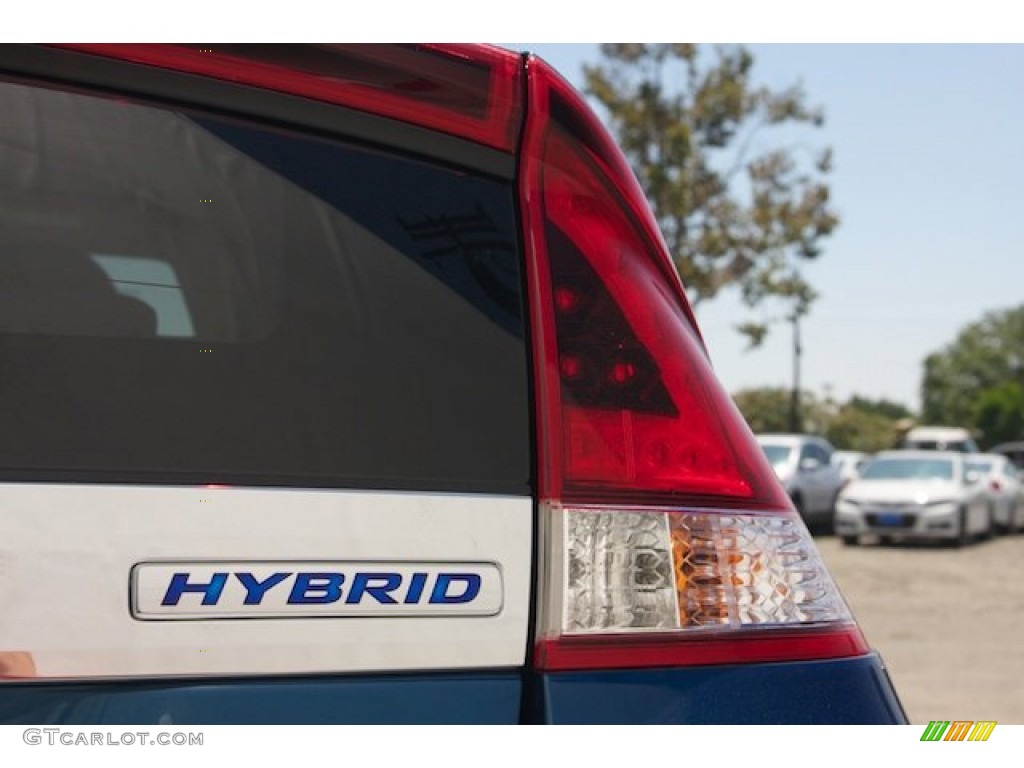 2013 Insight Hybrid - Mediterranean Blue Metallic / Gray photo #4