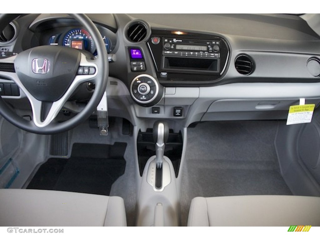 2013 Insight Hybrid - Mediterranean Blue Metallic / Gray photo #14