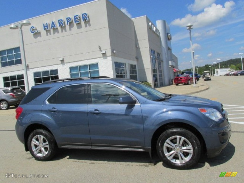 2011 Equinox LT AWD - Twilight Blue Metallic / Jet Black photo #2