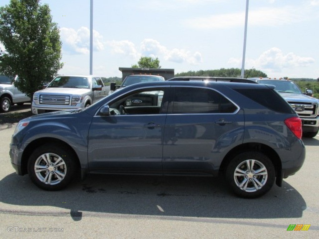 2011 Equinox LT AWD - Twilight Blue Metallic / Jet Black photo #5