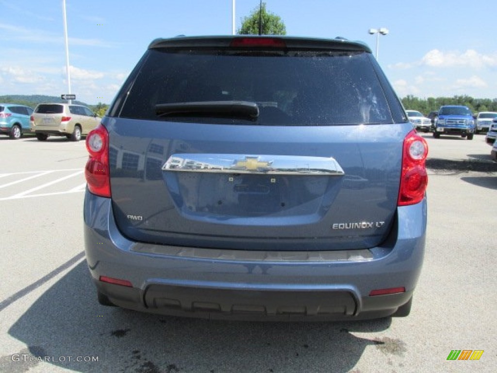 2011 Equinox LT AWD - Twilight Blue Metallic / Jet Black photo #7