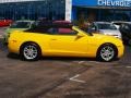 2013 Rally Yellow Chevrolet Camaro LT Convertible  photo #2