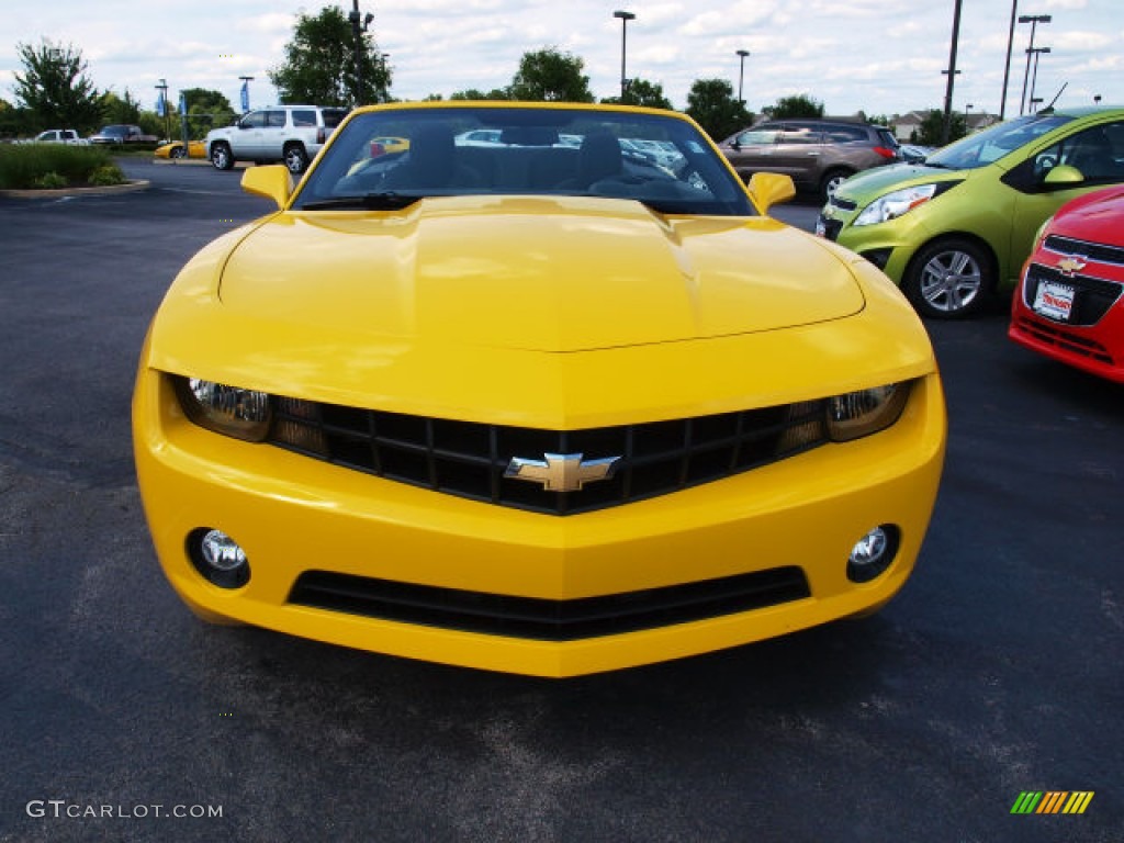Rally Yellow 2013 Chevrolet Camaro LT Convertible Exterior Photo #84683018
