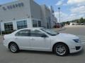 2011 White Suede Ford Fusion S  photo #2