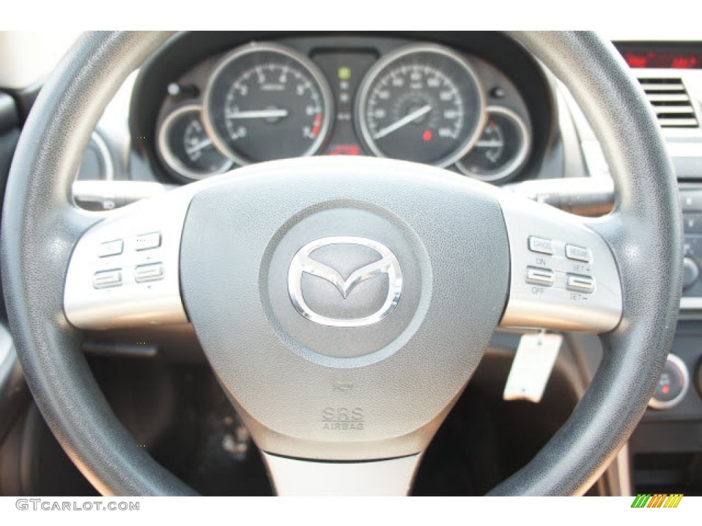 2010 MAZDA6 i Sport Sedan - Black Cherry Metallic / Black photo #15