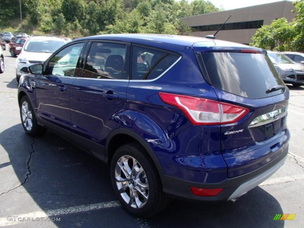 2013 Escape SEL 2.0L EcoBoost 4WD - Deep Impact Blue Metallic / Medium Light Stone photo #4