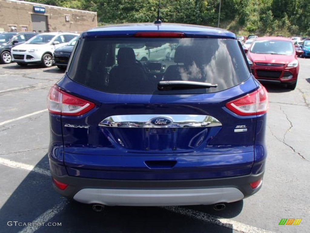 2013 Escape SEL 2.0L EcoBoost 4WD - Deep Impact Blue Metallic / Medium Light Stone photo #5