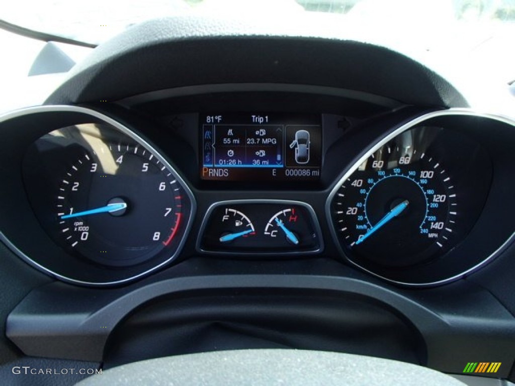 2013 Escape SEL 2.0L EcoBoost 4WD - Deep Impact Blue Metallic / Medium Light Stone photo #14