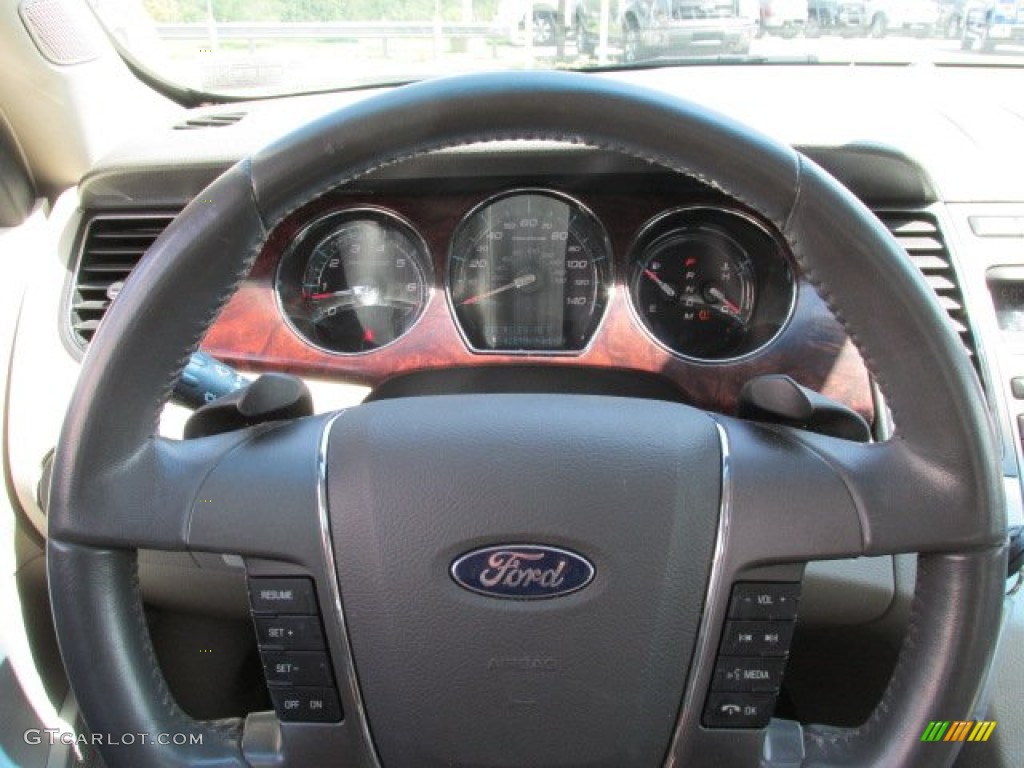 2010 Taurus SEL - White Suede Metallic / Light Stone photo #20