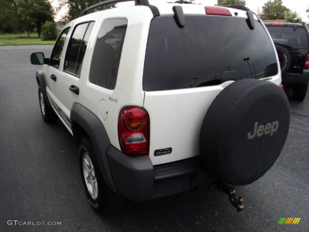 2002 Liberty Sport 4x4 - Stone White / Dark Slate Gray photo #3