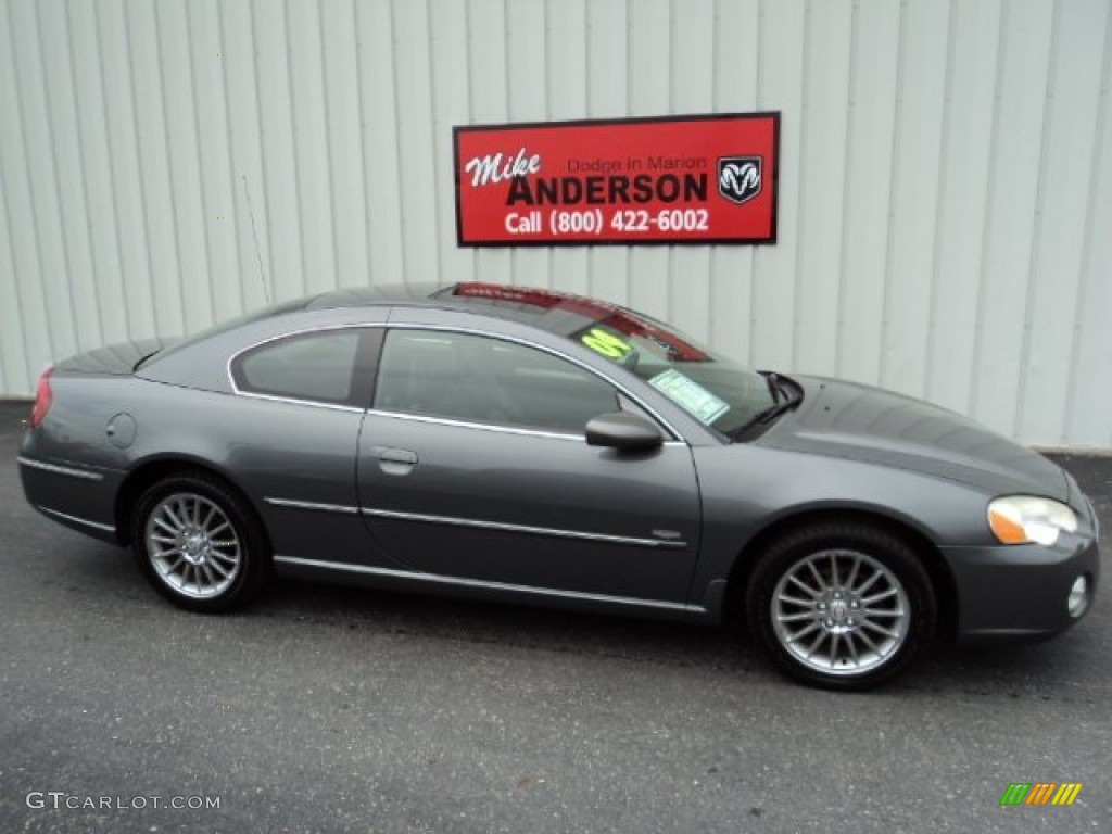 2004 Sebring Limited Coupe - Graphite Metallic / Black photo #2