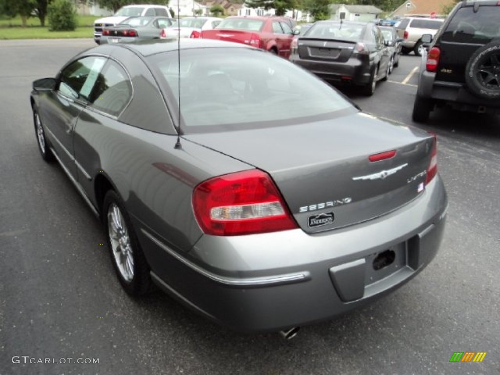 2004 Sebring Limited Coupe - Graphite Metallic / Black photo #3